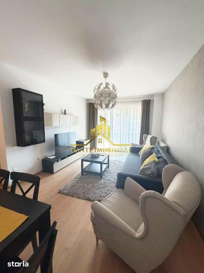 Apartament cu 2 camere semidecomandat, mobilat în Bună Ziua