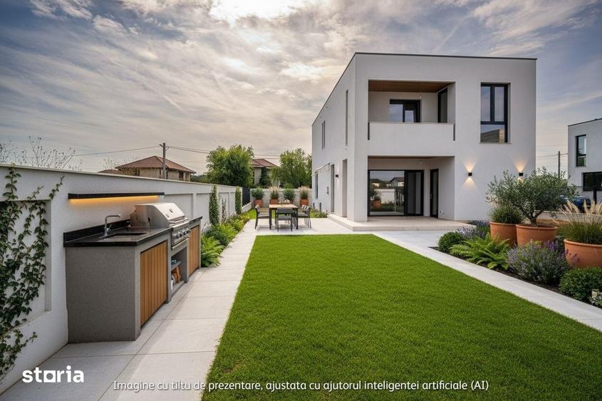 Casă cu 5 camere cu Teren 450 Mp în Brănești