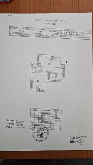 Apartament cu 2 camere semidecomandat în Liteni