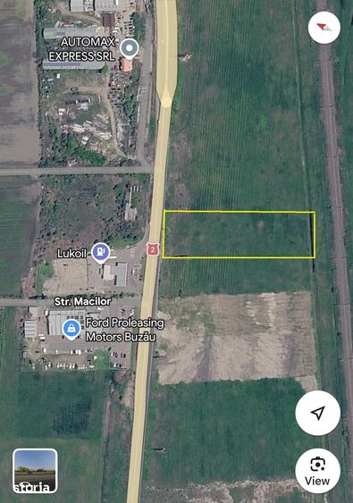 Teren de 3000 mp, în Central