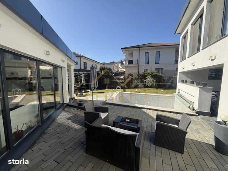 Casa tip vila exclusivista, 5 camere, piscina, Floresti - 9