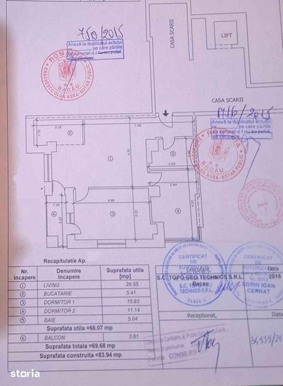 Apartament cu 3 camere în Bistrița Lac