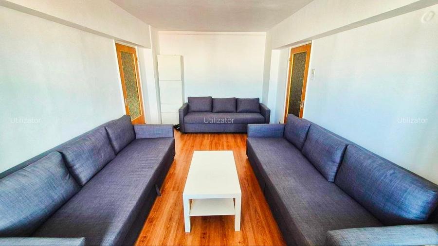 Apartament cu 2 camere semidecomandat în Banu Manta