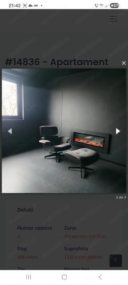 Apartament cu 5 camere semidecomandat în Central