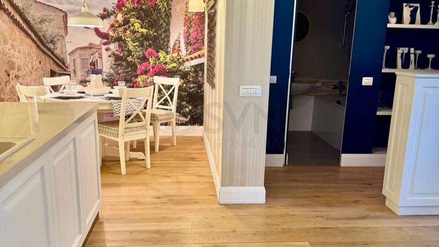 Apartament cu 3 camere decomandat, mobilat în Barbu Văcărescu