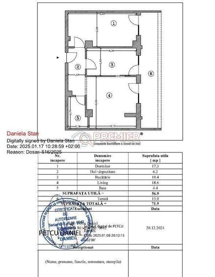 Apartament cu 3 camere decomandat în Văcăresti