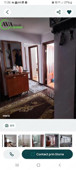 Apartament cu 3 camere decomandat în Mioriței