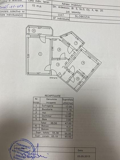 Apartament cu 2 camere în Central