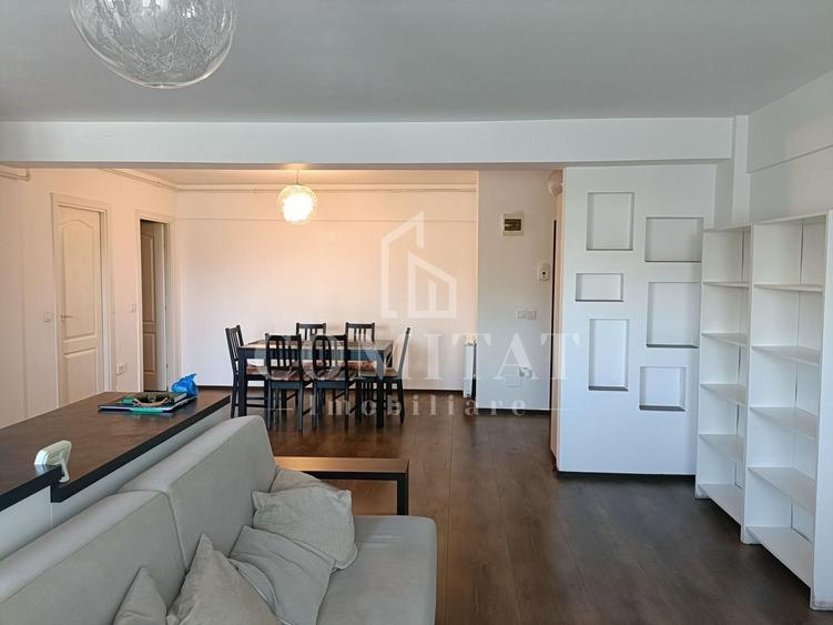 Apartament cu 2 camere semidecomandat, mobilat în Florești
