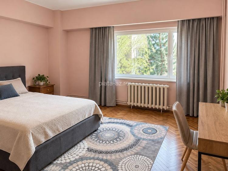 Apartament cu 3 camere, 80mp, etaj intermediar, finisat, mobilat si utilat, cu 2 bai si 2 balcoane,