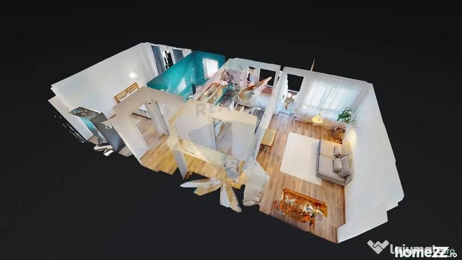 Apartament cu 2 camere decomandat în Cristian