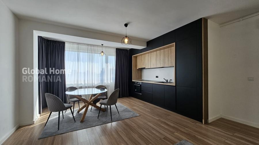 Apartament cu 2 camere semidecomandat, mobilat în Pipera — fotografia 1