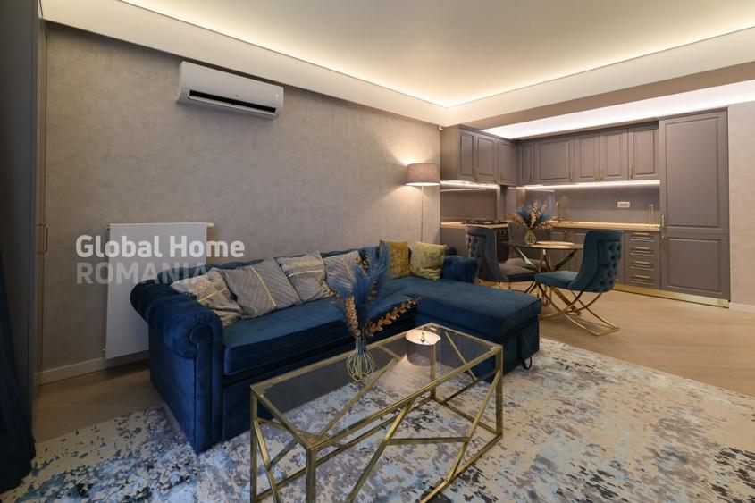 Apartament cu 2 camere semidecomandat, mobilat în Pipera