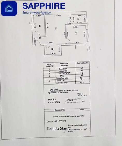Apartament cu 2 camere decomandat în Rahova