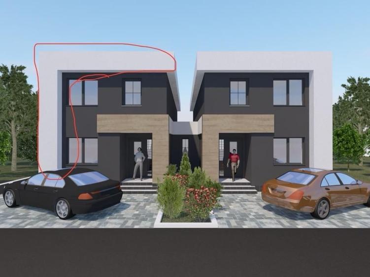Duplex cu 5 camere cu Canalizare în Ghiroda