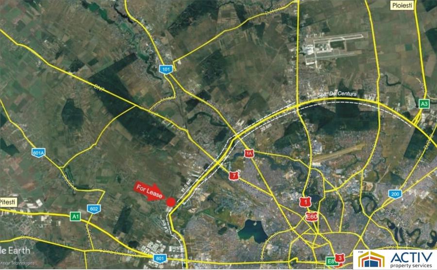 Spațiu industrial, în Centura Vest