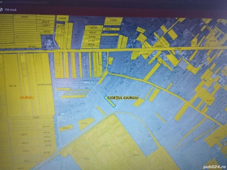Teren de 1400 mp, în Vest