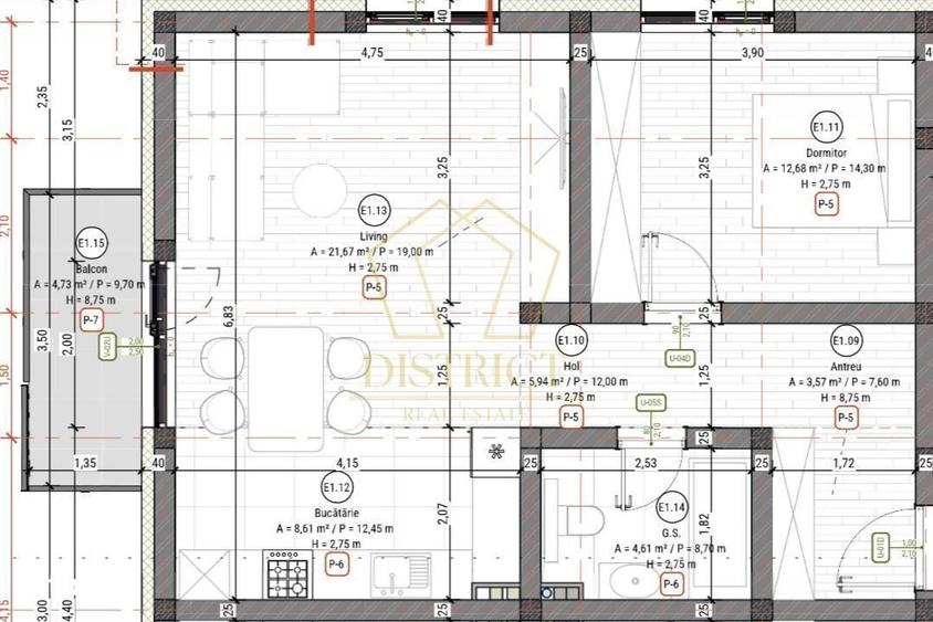 Apartament cu 2 camere în Rudicica