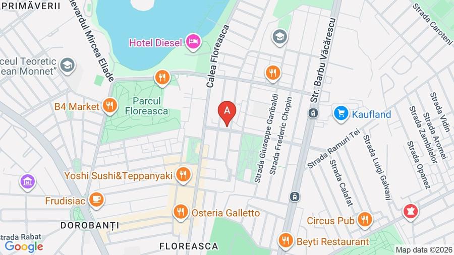 Apartament cu 2 camere semidecomandat, mobilat în Floreasca