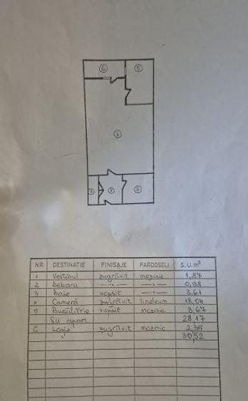 Garsonieră semidecomandată în Costin Georgian