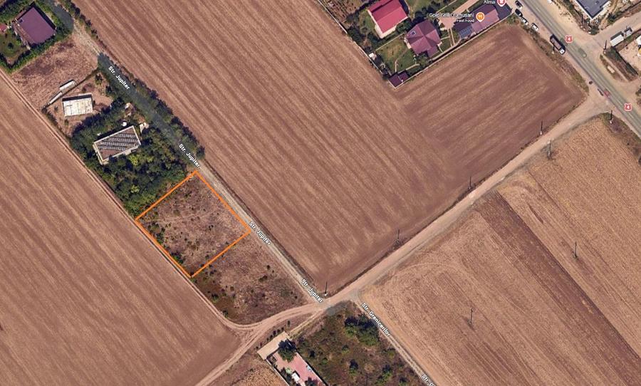 Teren Construcții intravilan de 1000 mp, în Frumușani