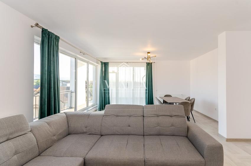 Penthouse cu 3 camere decomandat, mobilat în Șelimbăr
