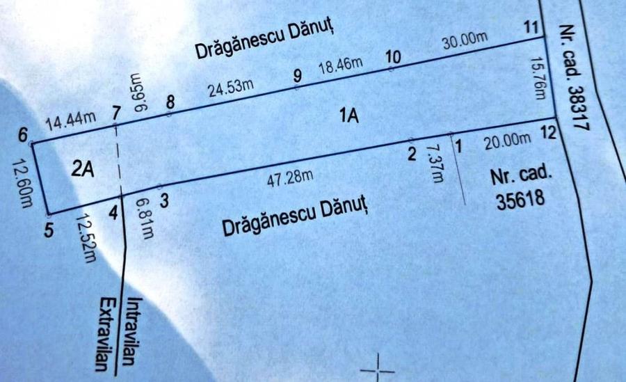 Teren Construcții intravilan de 1300 mp, în Polovragi