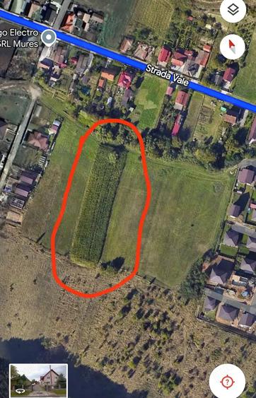 Teren de 2800 mp, în Sâncraiu de Mureș