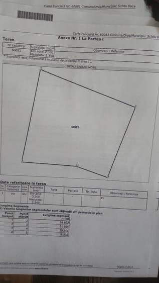Teren de 550 mp, în Poieni