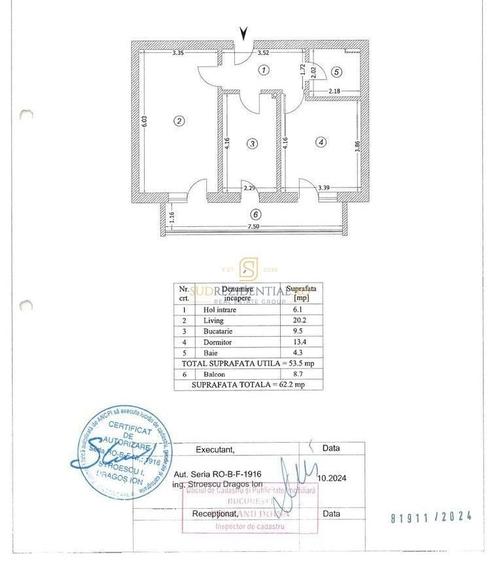 Apartament cu 2 camere în Central