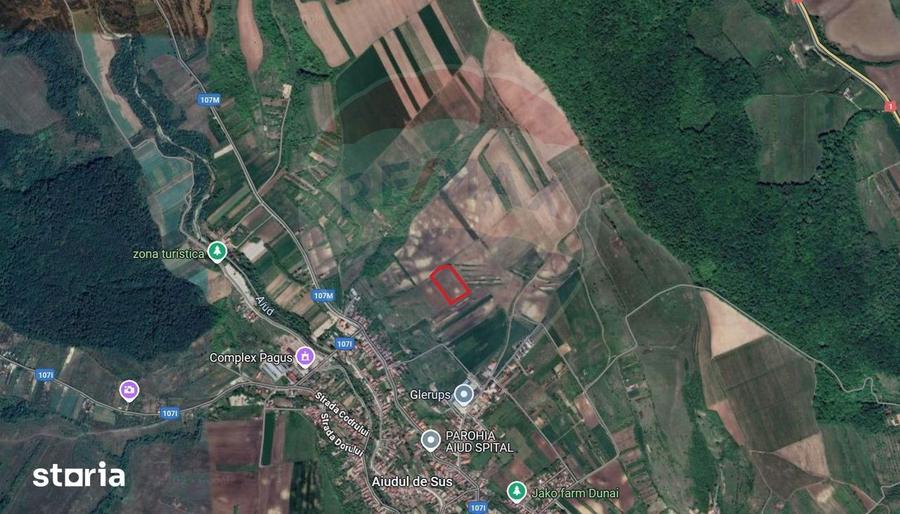 Teren de 8700 mp, în Central