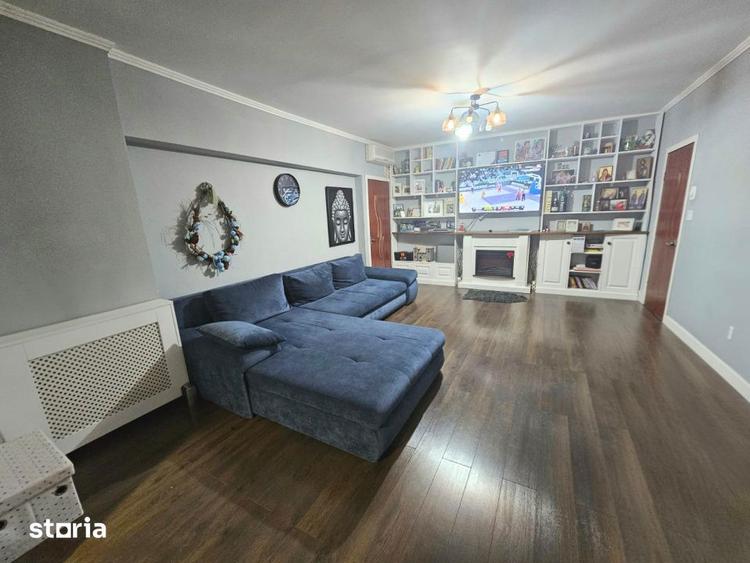 Apartament cu 3 camere semidecomandat, mobilat în Aviației