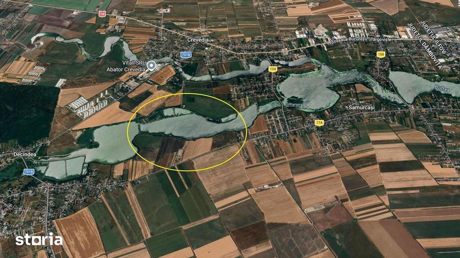 Teren de 62000 mp, în Crevedia