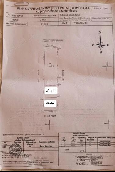 Teren de 468 mp, în Exterior Vest
