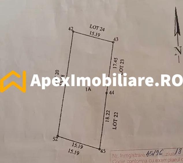 Teren Construcții intravilan de 2494 mp, în Rahova