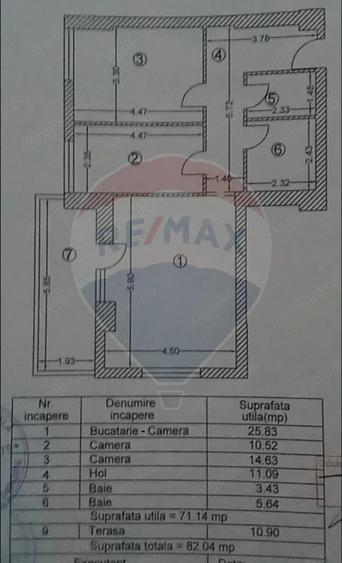 Apartament cu 3 camere decomandat, mobilat în Mihai Bravu