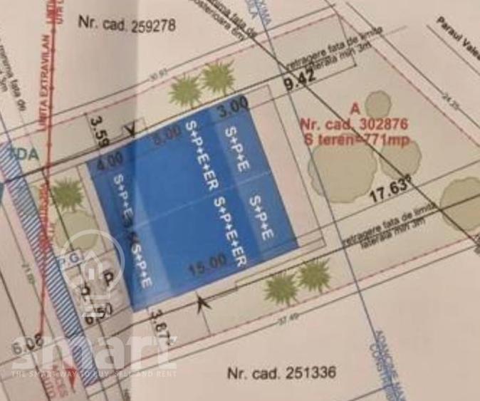 Teren Construcții intravilan de 771 mp, în Iris