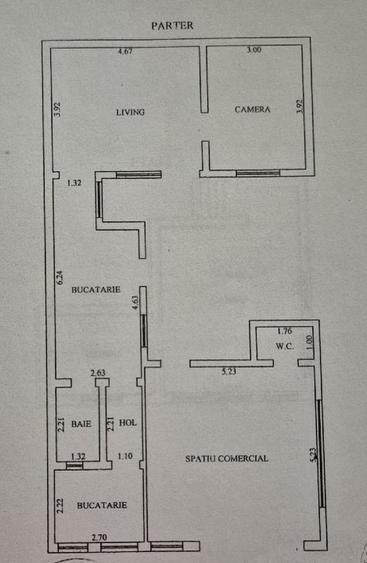 Casă individuală cu 5 camere cu Teren 215 Mp în Central