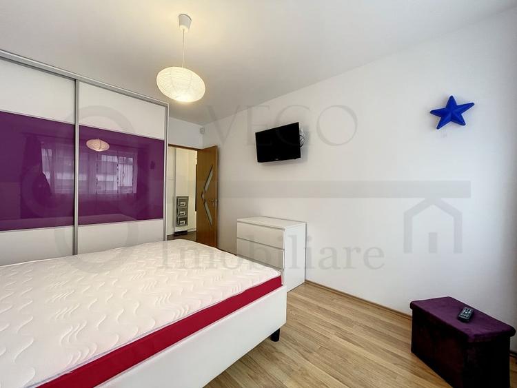 Apartament cu 2 camere semidecomandat, mobilat în Bună Ziua