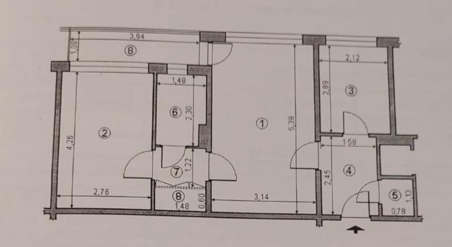 Apartament cu 2 camere decomandat în Drumul Taberei