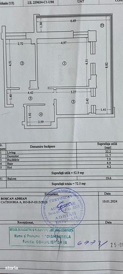Apartament cu 2 camere decomandat în Far