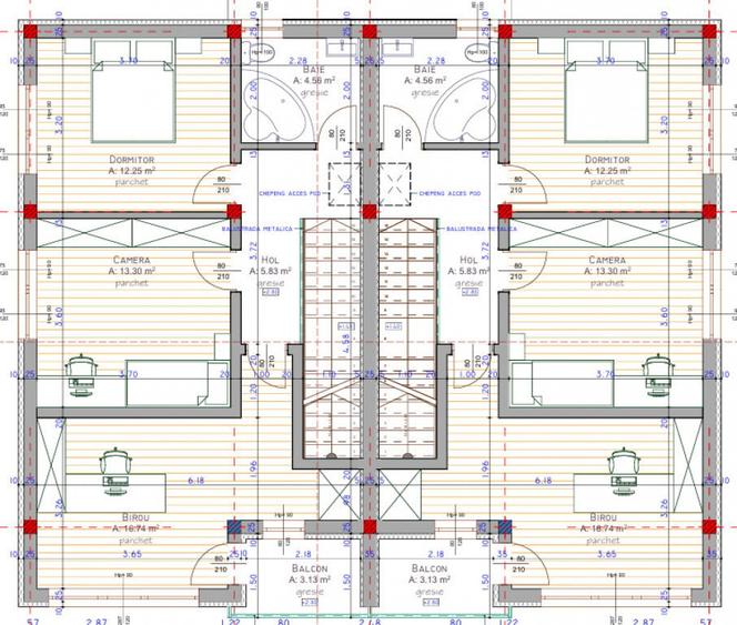 Casă cu 4 camere cu Teren 454 Mp în Chinteni