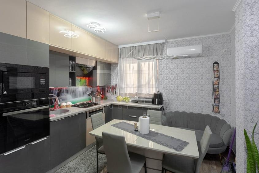 Apartament cu 3 camere decomandat, mobilat în Brâncoveanu