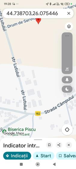Teren de 2500 mp, în Ciolpani