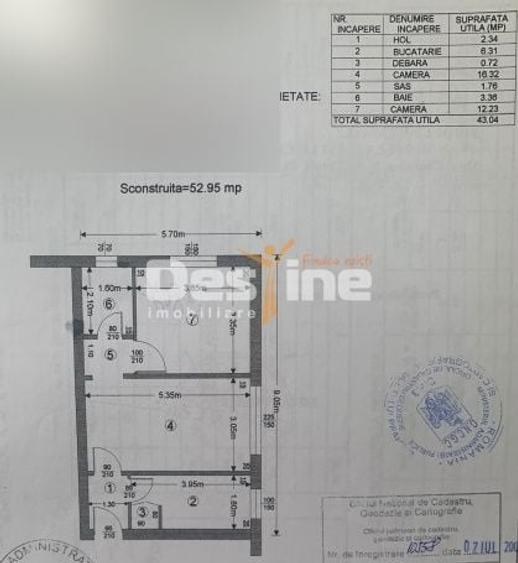 Apartament cu 2 camere decomandat, mobilat în Nord-Vest