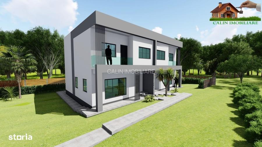 DE VANZARE DUPLEX LUX 4 camere 120 mp Curte 265 mp IASI Valea Adanca