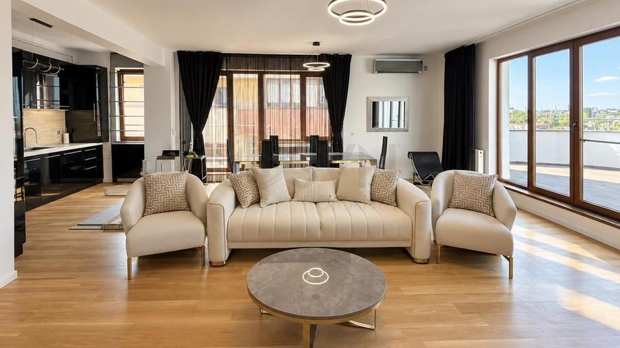 Apartament cu 3 camere decomandat, mobilat în Herăstrău