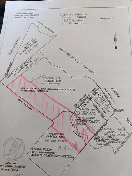 Teren de 420000 mp, în Gratia