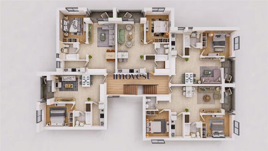 Apartament cu 2 camere decomandat în 14 Mai