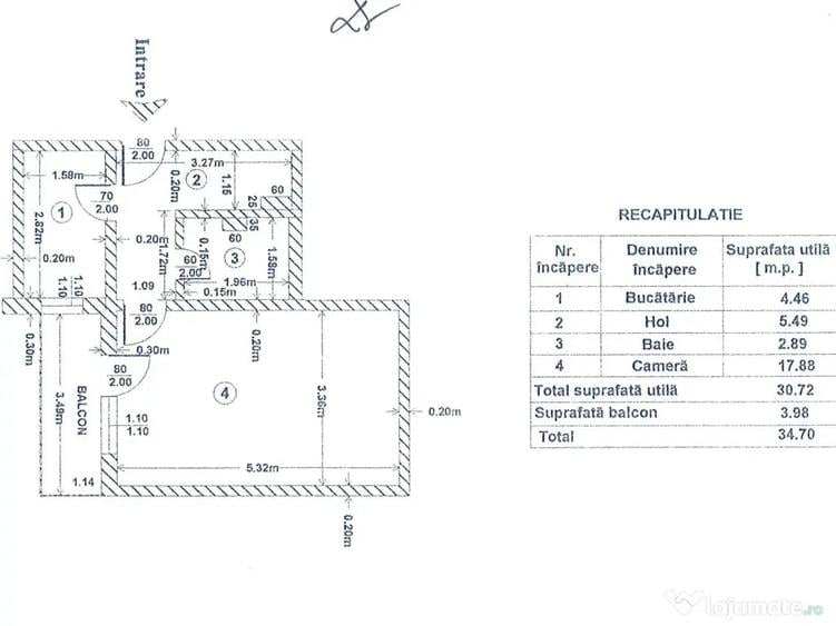 Garsonieră decomandată în Ostroveni